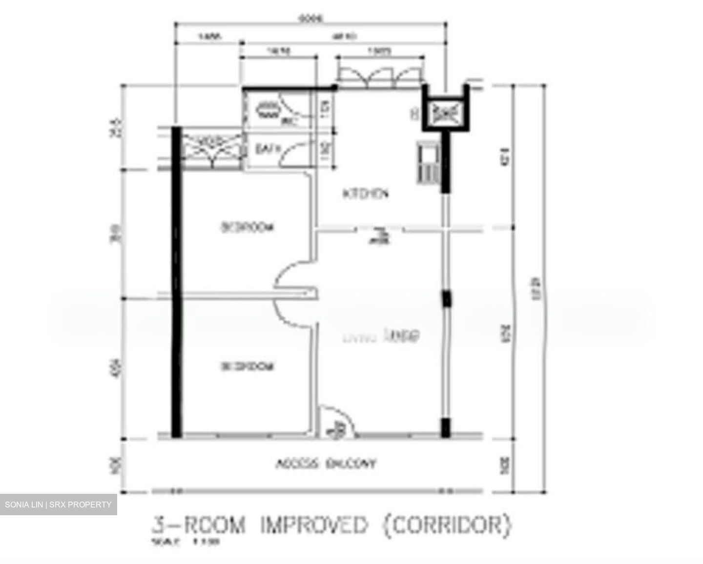 Blk 2 Tanjong Pagar Plaza (Bukit Merah), HDB 3 Rooms #631889171